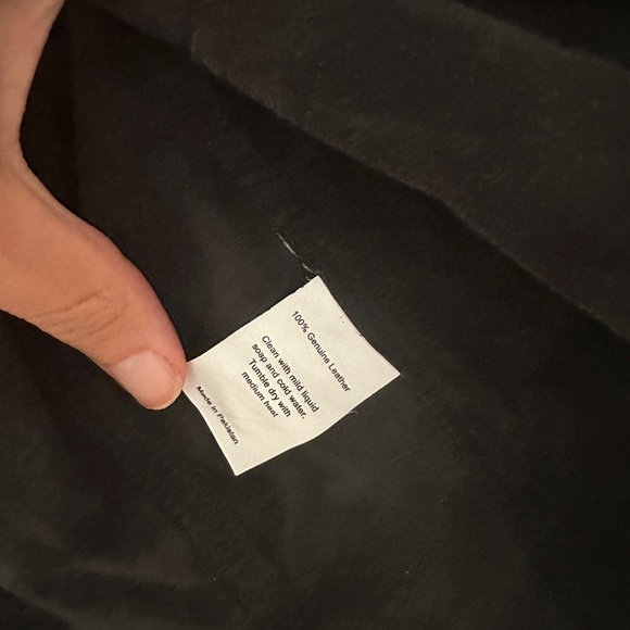 Jakett etc leather jacket size small - Picture 3 of 4